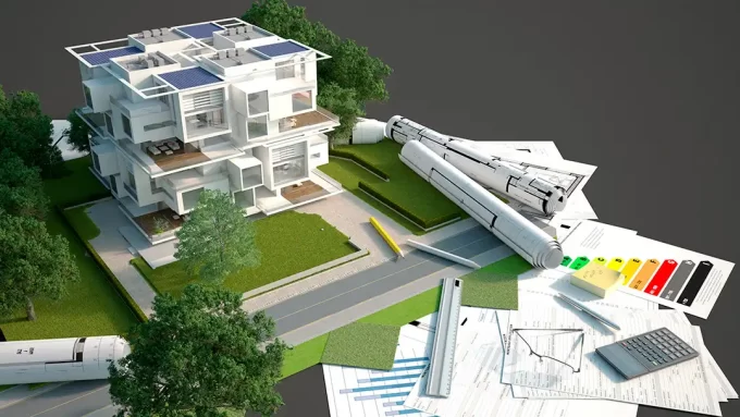 maqueta construcciones sostenibles